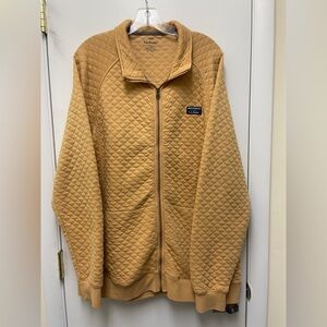 L.L. Bean Quilted Utility Jacket in Mustard